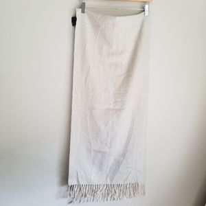 Fendi Wool Fringe Scarf